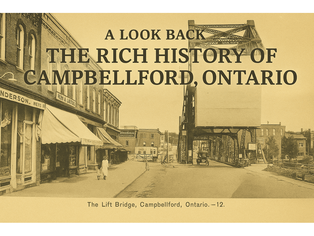 lift bridge in old campbellford
